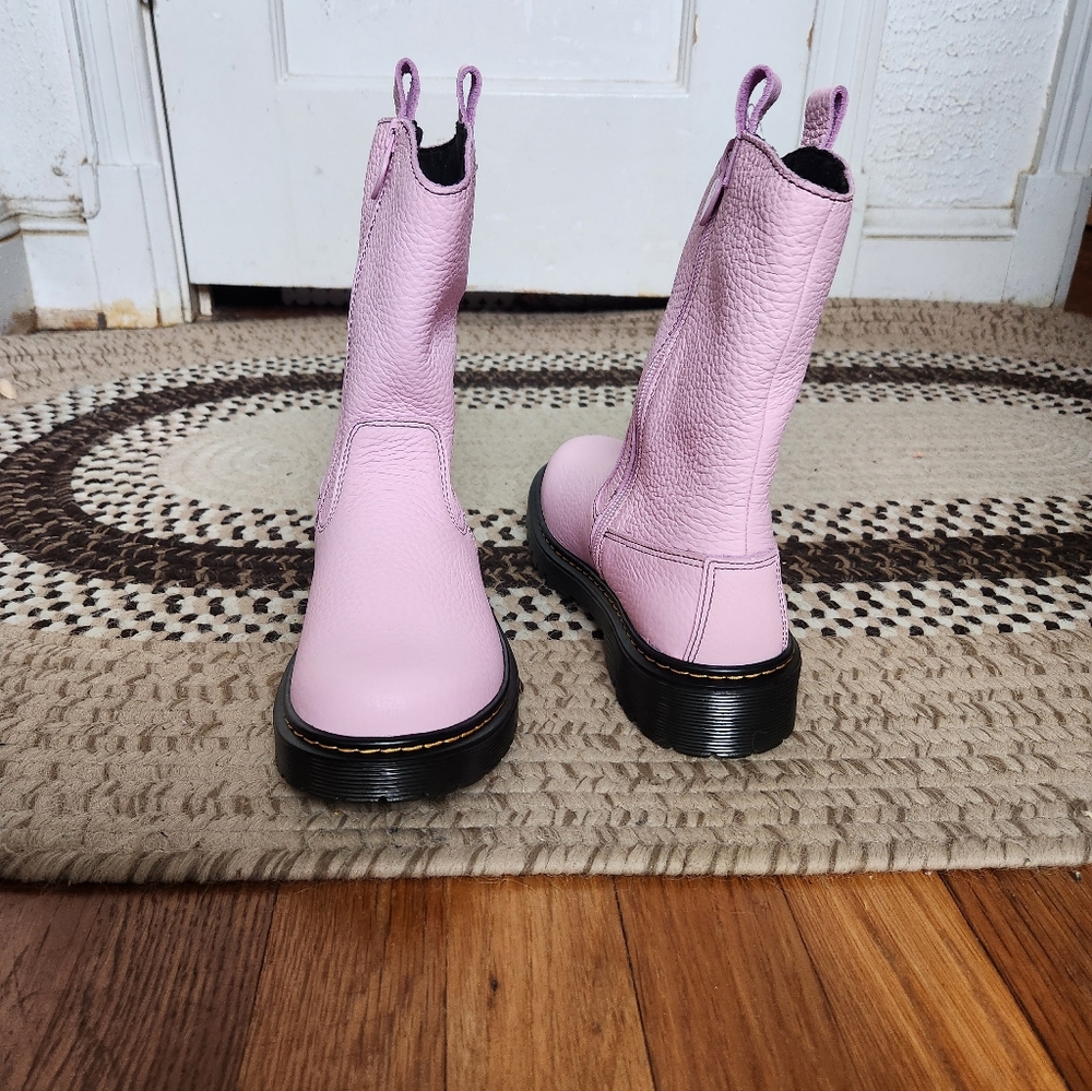 Dr. Martens Pink Bex Heart P-O Boot - Picture 3 of 11